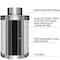 Ipower 6inch high 15.75inch  height 400cm Carbon bed width 1.5inch Carbon minimum IAV 1050 GLFILT6M - alternate 5